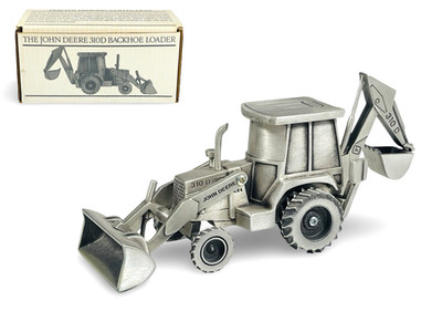 #JDM-011 Spec Cast Pewter John Deere 310 D Backhoe Loader w/Original Box
