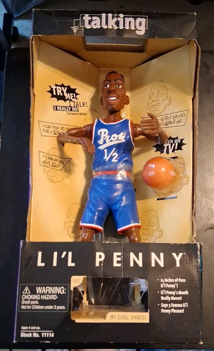 Vintage Nike 1997 Talking Lil Little Penny Hardaway Action Figure