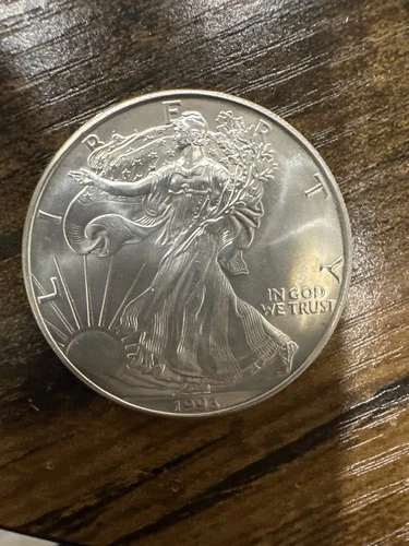 1993 $1 1-oz American Silver Eagle BU