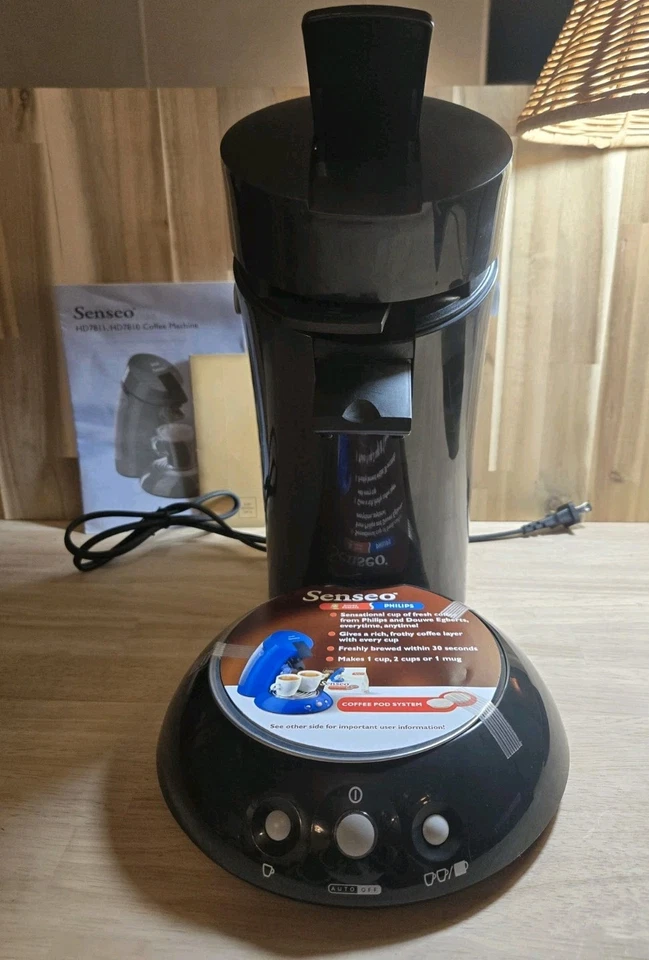 Philips Senseo HD-7810 Blk Single or Dual Serve Pod Coffee Maker Machine W/O Box - Image 2 of 4