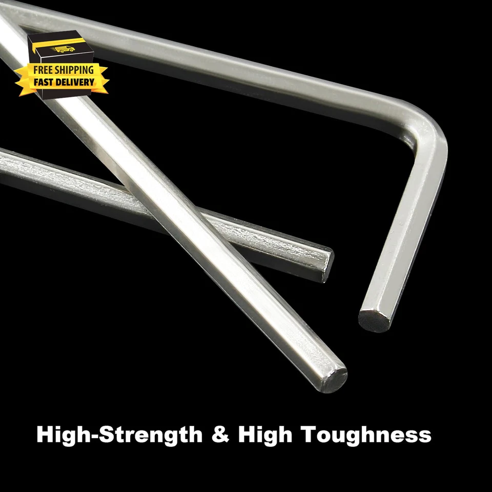 20 Pcs 2Mm/3/32 Inch Allen Wrench, L Shaped Hex Key Wrench, Heavy Duty Steel Hex - Image 3 of 4