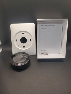 Google Nest Learning Thermostat Smart Wi-Fi Black A0013 AS-IS Not Tested