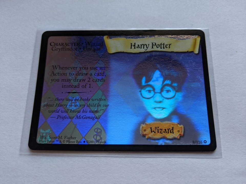 Harry Potter TCG Harry Potter Holo 8/116 LP - Image 3 of 4