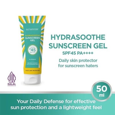 2 X AZARINE  Hydrasoothe Sunscreen Gel 50g Sensitive Skin Moist SPF45  DHL SHIP