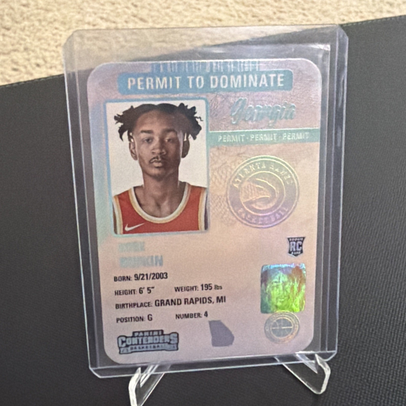 2023 PANINI CONTENDERS PERMIT TO DOMINATE #11 KOBE BUFKIN Case HIT SSP