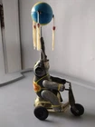 Schylling "Elephant on Bike" wind-up tin toy, classic vintage design, good cond.