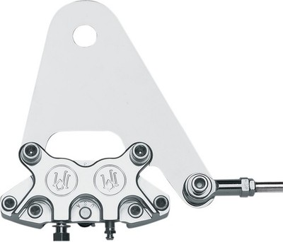 Performance Machine Classic Rear Brake Caliper Kit - Polished Motorcycle