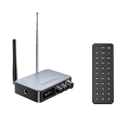 Bluetooth 5.1 Transmitter Receiver Wireless 3.5mm Adapter AUX NFC to 2 RCA Audio