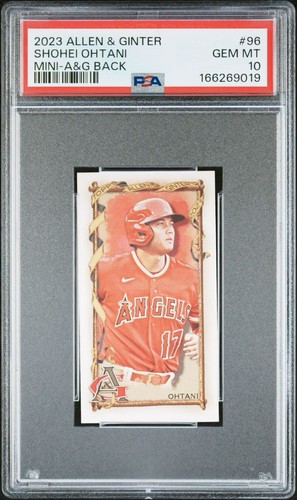2023 Topps Allen & Ginter Mini A&G Back Shohei Ohtani #96 PSA 10 GEM MT