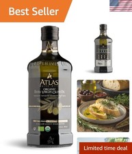 Atlas Organic Cold Pressed Moroccan Extra Virgin Olive Oil, Polyphenol Rich ...