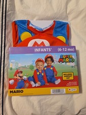 New Super Mario Bros. Mario Halloween Costume Infant Size 6-12M by Disguise