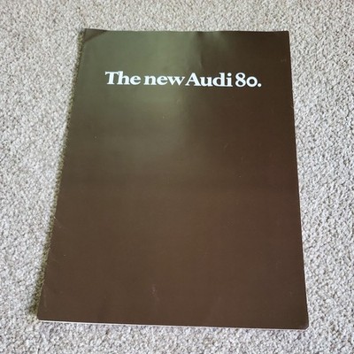 Audi 80 Prospekt/Prospekt um 1979