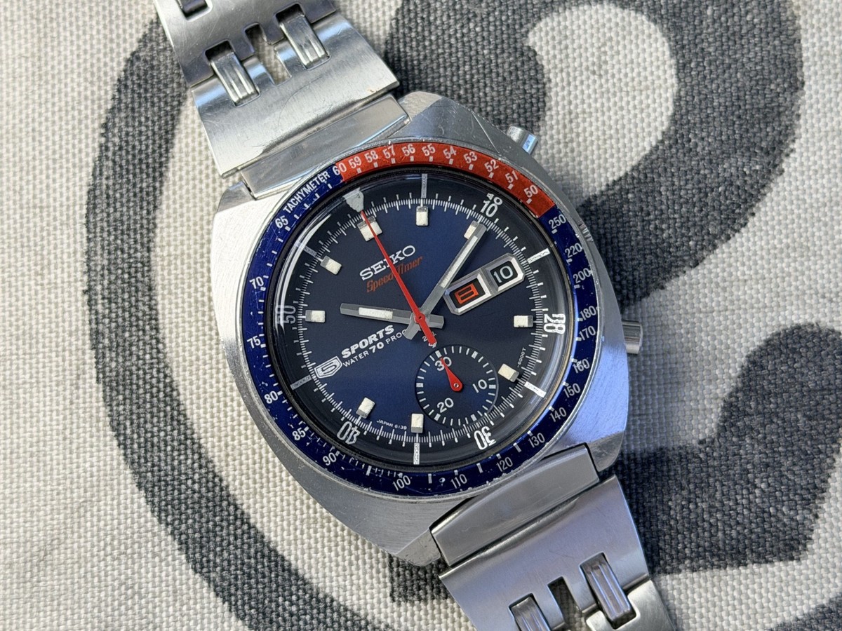 Vintage 1969 Seiko Speed-Timer 6319-6000 Chronograph JDM Serviced