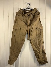 H&M Cargo Hose Gr. M 38 Khaki High Waist mit Gürtel #g2/nr9