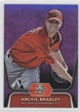 2012 Bowman Platinum Prospects Retail Purple Refractor Archie Bradley #BPP61 0c5