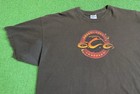 Orange County Choppers T Shirt Mens 2XL XXL Brown OCC Pullover Flames NY VTG Y2K