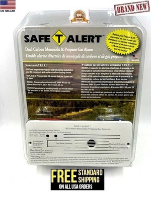 Safe-T-Alert 35-742-WT White Flush Mount Propane Carbon Monoxide Gas Alarm  
