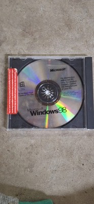 Vintage used Microsoft Windows 98 Install CD-ROM
