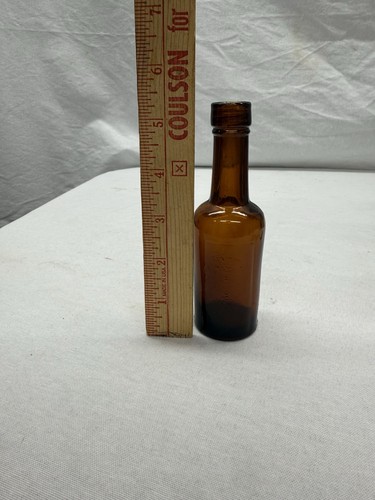 Crown Distillery Bottle Sample Size - Antique Amber San Fransisco ...