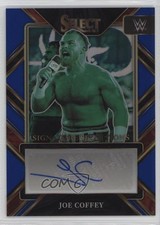 2023 Select WWE Signature Selections Blue Prizm 10/35 Joe Coffey Auto 13uz
