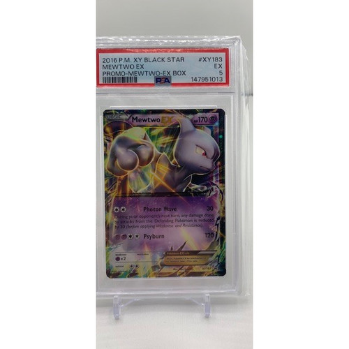 Mewtwo-EX graded PSA 5 for sale on eBay