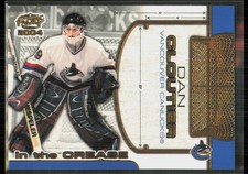 2003-04 Pacific In the Crease Insert Dan Cloutier Vancouver #12