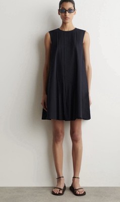 Layered Pintucked Mini Dress COS Size 4