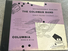 Columbia Sousa-Goldman Marches The Goldman Band Box Set Record 78RPM 1949