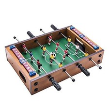 Table Foosball, Mini Football Table Soccer Tabletops Wood Football as shown