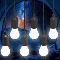 6 LED Campinglampe GlüHbirne, Camping Licht FüR Zelt, Camping Lampe Mit Z