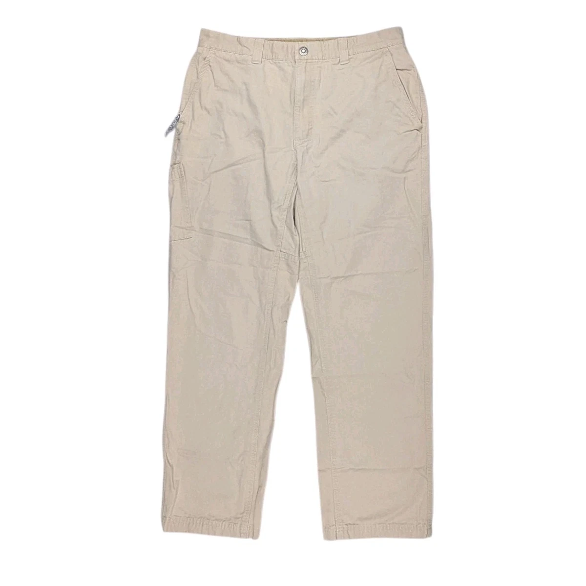 Pantalon Columbia Belted Outdoor Homme Beige Nylon W30 L28 - Taille Régulière Droit