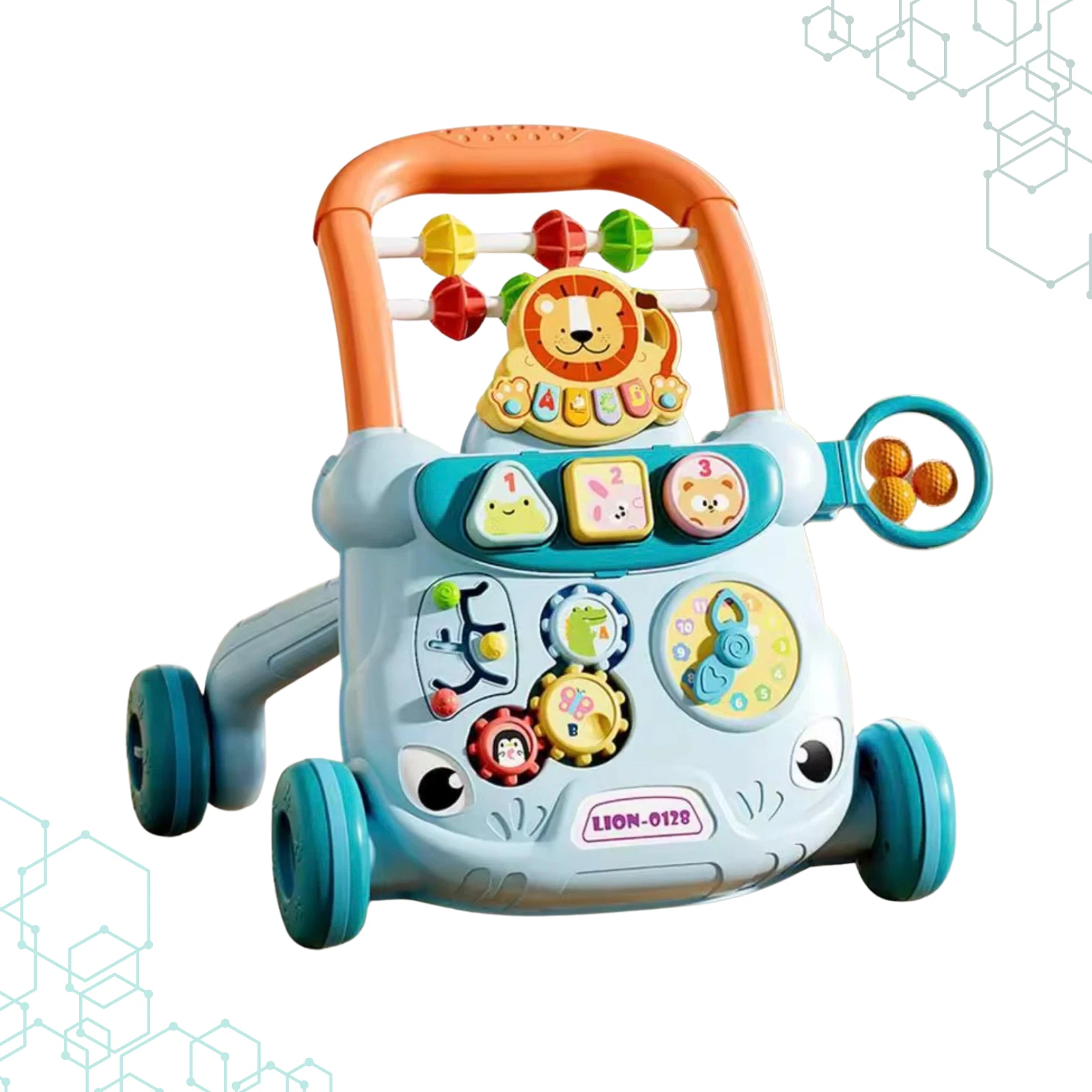 Baby Walker Sit-to-Stand Activity Centre with Music Lights & Educational Toys
Opens in a new window