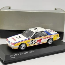 KYOSHO 1:43 AUTO TECH Skyline RS Turbocharged Alloy Car Model Has Minor Flaws