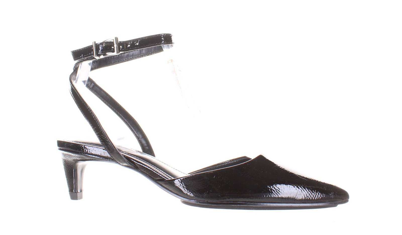 Vince Camuto Womens Irva Black Ankle Strap Heels Size 5.5 (7823697)