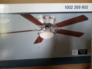 Hugger 52 Reversible Ceiling Fan 800 Lumen Led Light Modern