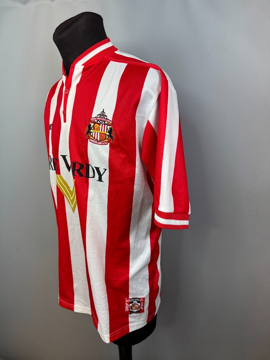 SUNDERLAND 1999 2000 HOME SHIRT FOOTBALL SOCCER JERSEY ASICS MENS