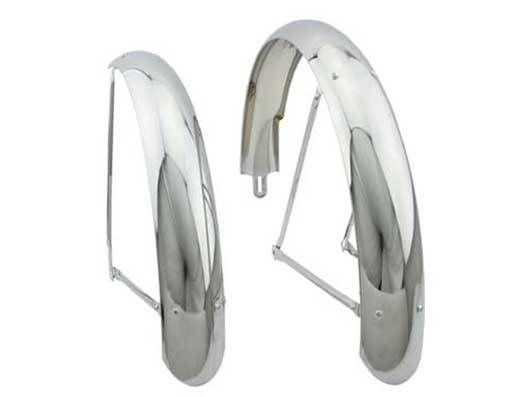 NEW Bicycle Bike Original Fender 24 Classic Adjustable Fender Set Chrome Part NEW Bicycle Bike Original Fender 24 Classic Adjustable Fender Set Chrome Part