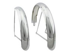 NEW Bicycle Bike Original Fender 24" Classic Adjustable Fender Set Chrome Part