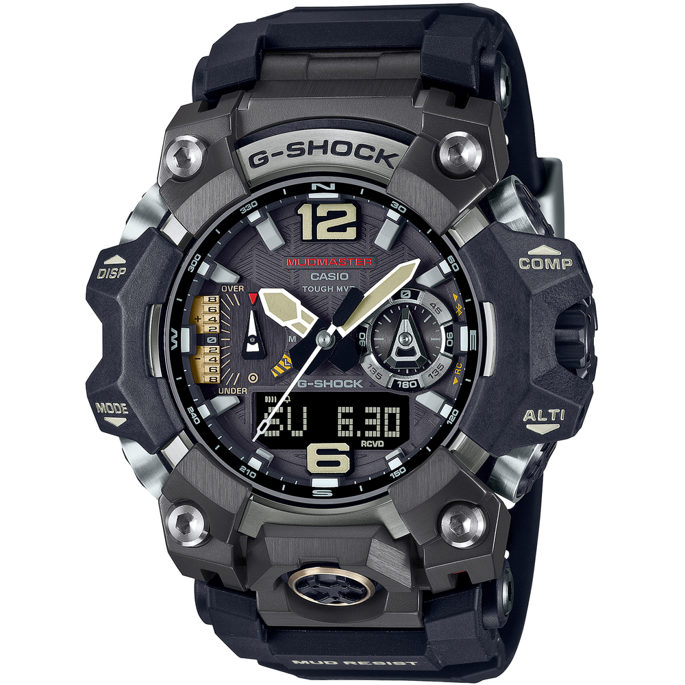 Pre-owned Casio G-shock Gwg-b1000-1ajf Master Of G-land Mudmaster Radio Solar Watch 52.1mm