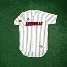 Louisville Cardinals NCAA Authentic On-Field Team Issued Baseball Home Jersey