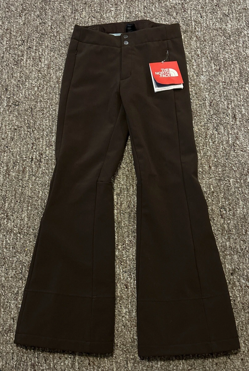 New! The North Face Apex STH Brown Soft Shell Ski Pants with Flare