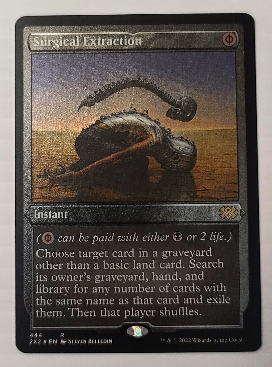 mtg cards like surgical extraction MTG Surgical Extraction 444 Borderless Double Masters 2022 Foil Rare NM/M