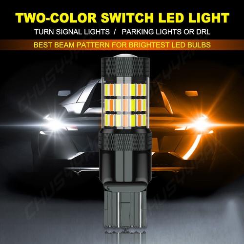 4X Amber 7443 Switchback Front LED Turn Signal Light Bulb For 02-14 Honda ST1300 - Picture 24 of 24