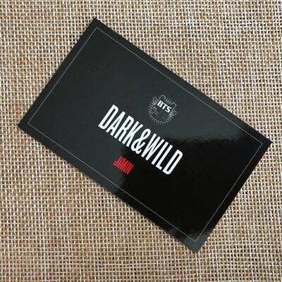 BTS JIMIN [ Dark & Wild Official Photocard ] 1st Studio Album