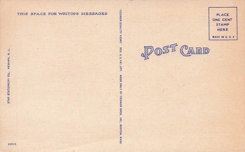 VINTAGE ASBURY PARK NJ LINEN POSTCARD NATATORIUM FROM PIER 072022 Q - Picture 2 of 2