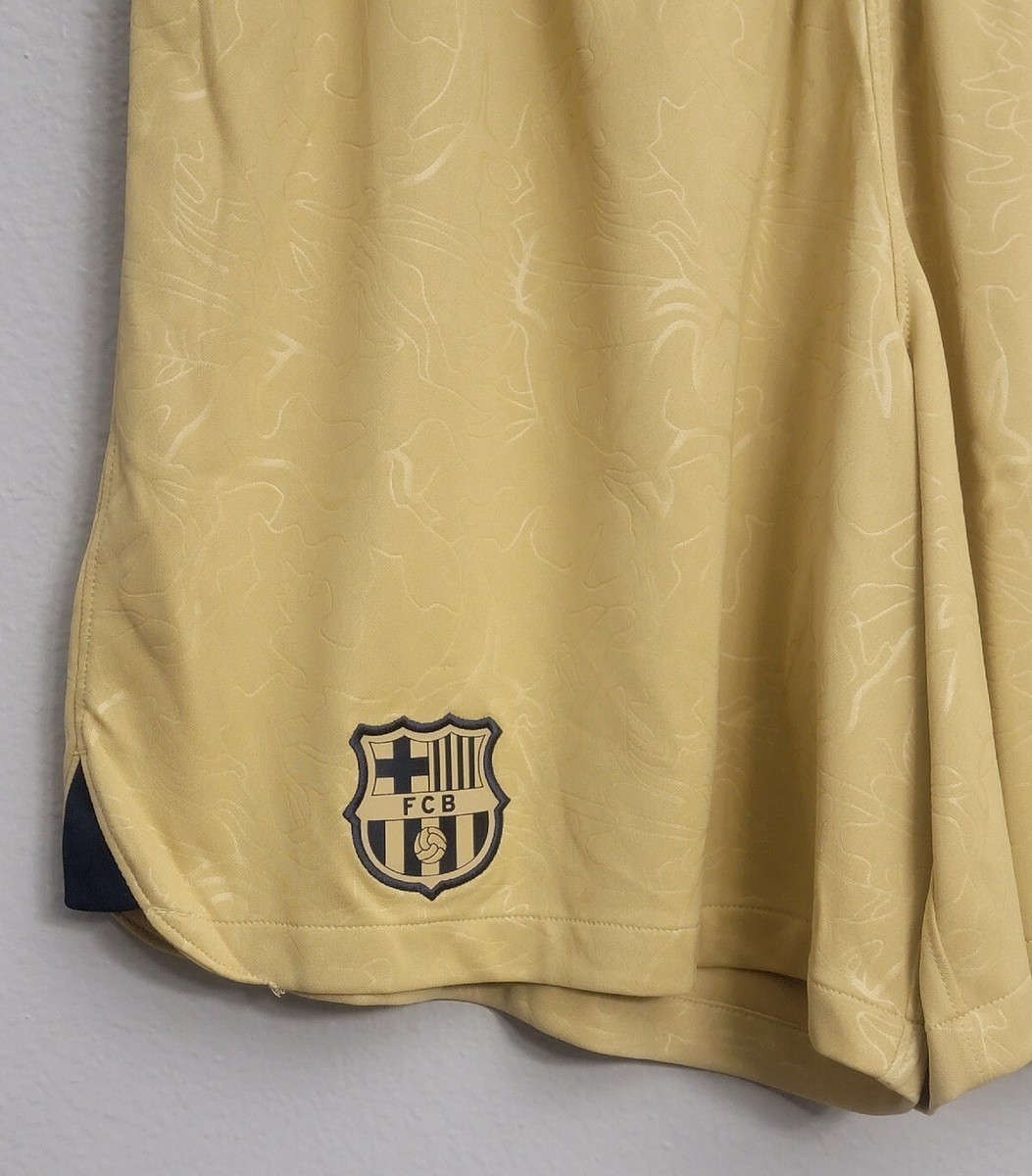 Nike FC Barcelona Stadium Away Soccer Shorts Mens Size Large