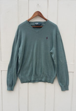 VINTAGE RALPH LAUREN PULLOVER V NECK LONG SLEEVE SWEATER