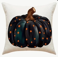 Decorative Pumpkin Fall Halloween Throw Pillow Cover Holiday Home Decor