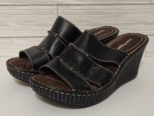 Hushpuppies Shoes Womens Size 7 M H504782 Sandals Brown Hush Puppies Leather