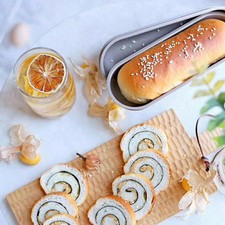 1 pz stampo per hot dog 7 pollici padella per panini hot dog stampo per pane antiaderente stoviglie ovale mo to